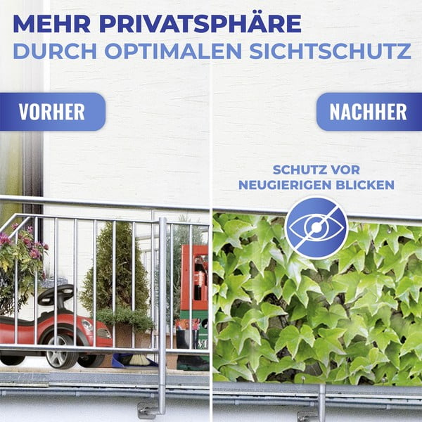 Zelená plastová balkónová zástena 500x85 cm Wilder Wein – Maximex-image-4