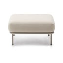 Béžová podnožka z textílie buklé Aurum – Kave Home