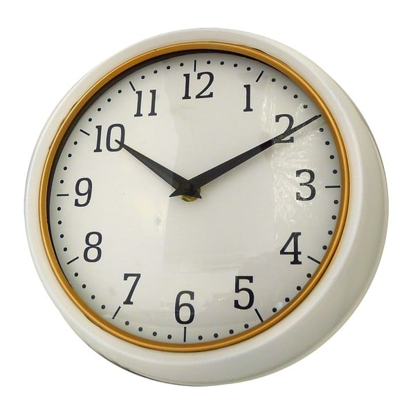 Hnedé nástenné hodiny Maiko Reloj, ⌀ 24 cm