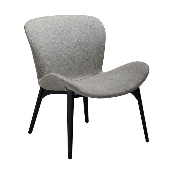 Sivé kreslo z textílie buklé Paragon – DAN-FORM Denmark