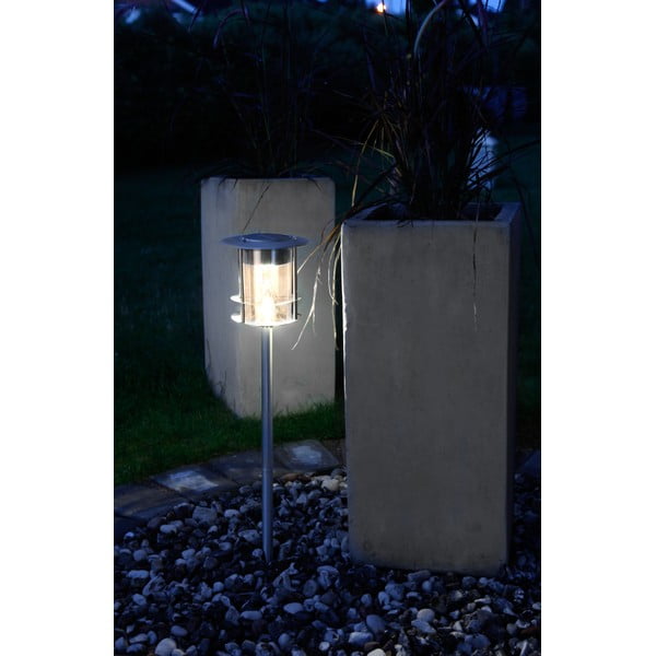 Záhradné svetlo Solar Energy Path Light Steel-image-1