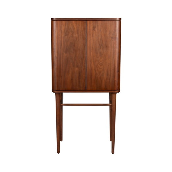 Hnedá skrinka v dekore orecha s posuvnými dverami 62x125x45 cm Morrison – Dutchbone