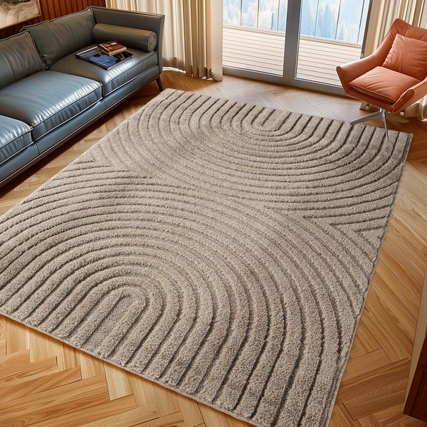 Béžový koberec s prímesou juty 240x340 cm Art 1122 – Ayyildiz Carpets-image-1