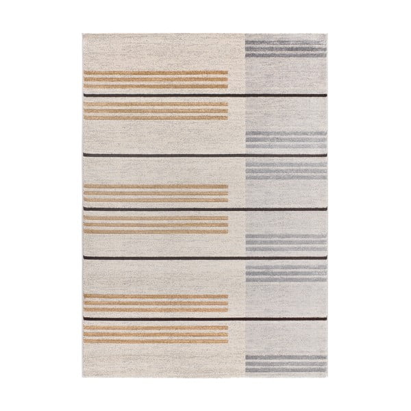 Koberec vo svetlosivej a krémovej farbe 80x150 cm Craft – Universal-image-4