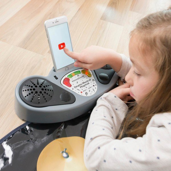 Detská hracia bubnová podložka InnovaGoods Drum Kit Playmat-image-4