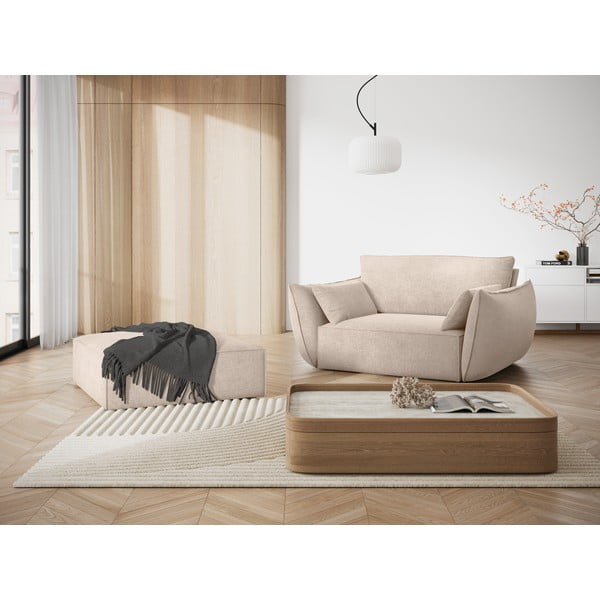 Béžová podnožka Vanda - Mazzini Sofas-image-1