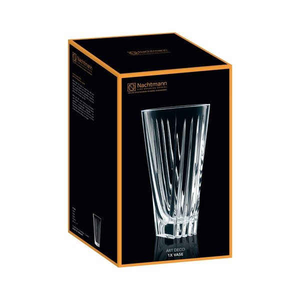 Váza z krištáľového skla Nachtmann Art Deco, výška 28 cm-image-3