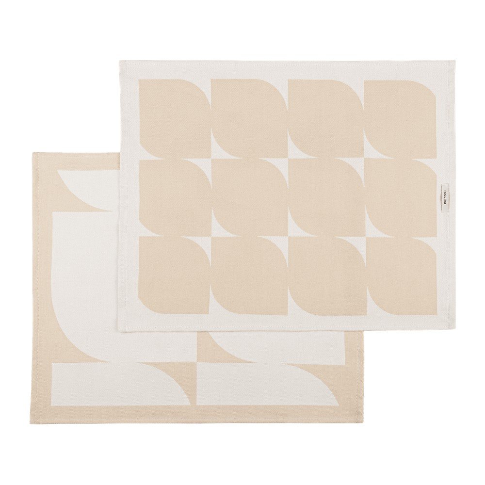 E-shop Bavlnené utierky v súprave 2 ks 50x63 cm Abi – noo.ma