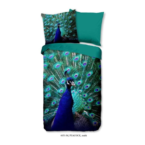 Posteľné obliečky z mikroperkálu Muller Textiels Mighty Peacock, 140 × 200 cm