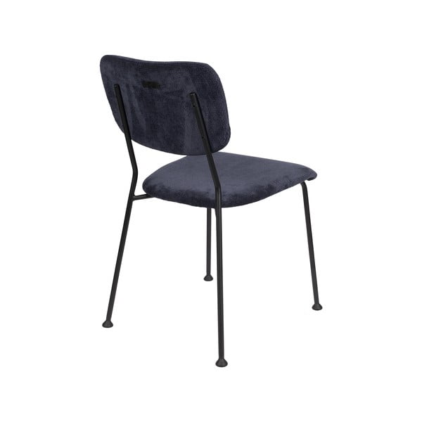 Tmavomodré jedálenské stoličky v súprave 2 ks Benson - Zuiver-image-4