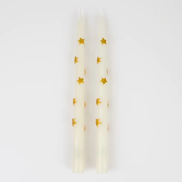 Sviečky v súprave 2 ks doba horenia 5 h Star – Meri Meri-image-4