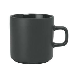 Tmavozelený keramický hrnček na čaj Blomus Pilar, 250 ml