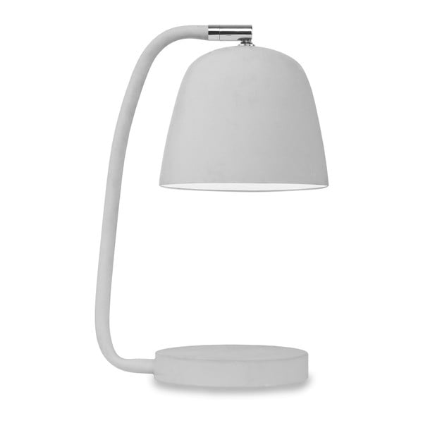Sivá stolová lampa s kovovým tienidlom (výška 28 cm) Newport – it&#39;s about RoMi