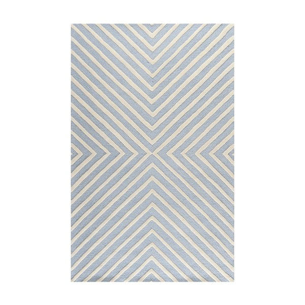 Vlnený koberec Safavieh Prita Light Blue, 152x243 cm