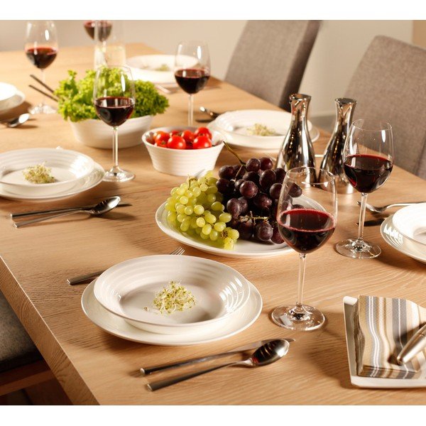 Vzorovaná sada tanierov a mís, 15dielna-image-1