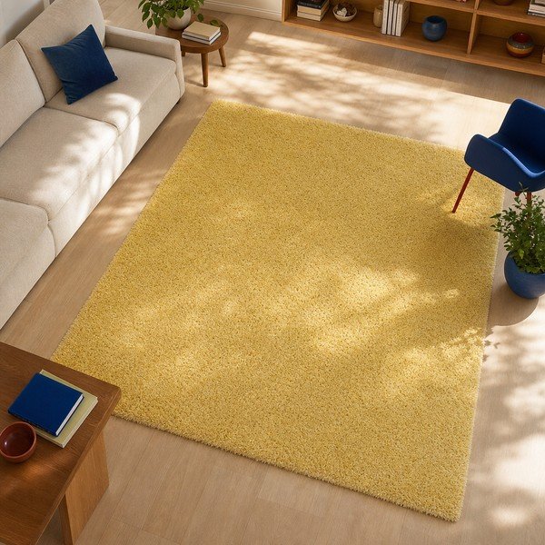 Žltý koberec Universal Aqua, 133 × 190 cm-image-1
