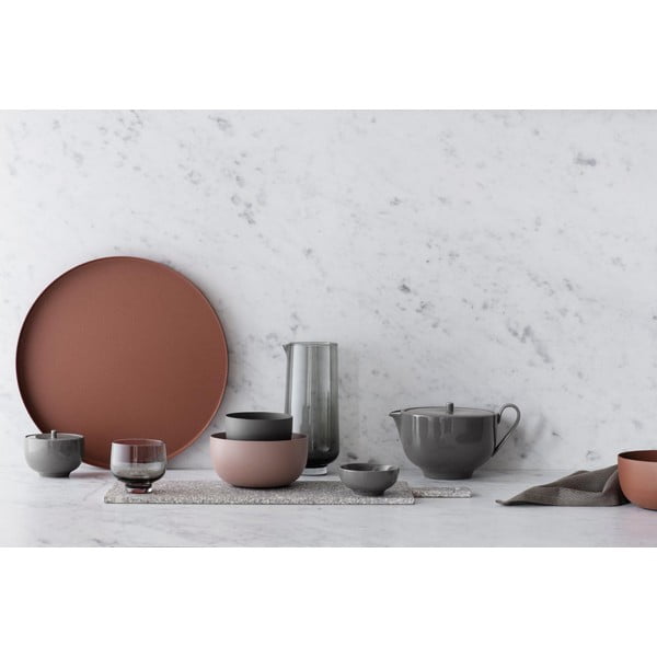 Béžová servírovacia doska Blomus Stone, ø 20 cm-image-2