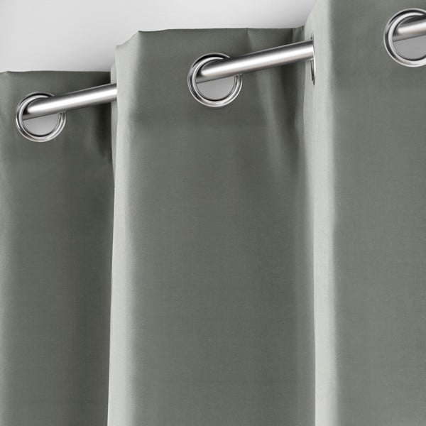 Sivý termo záves z mikrovlákna 135x180 cm Micropolar – douceur d'intérieur-image-1