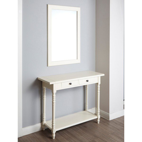 Slonovinový konzolový stolík z borovicového dreva 35x96 cm Heritage – Premier Housewares-image-1