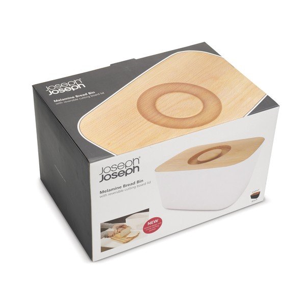 Čierna nádoba na chlieb s krájacou doskou Joseph Joseph Bread Bin-image-4