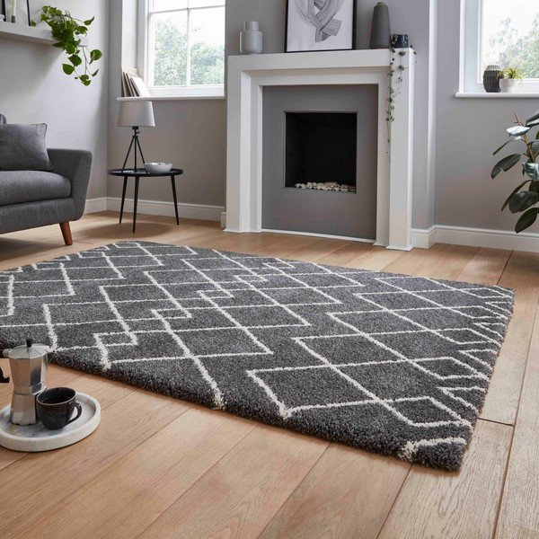 Sivý koberec 120x170 cm Royal Nomadic – Think Rugs-image-2