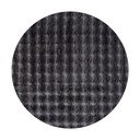 Antracitovosivý prateľný okrúhly koberec ø 145 cm Bubbly – Oyo Concept