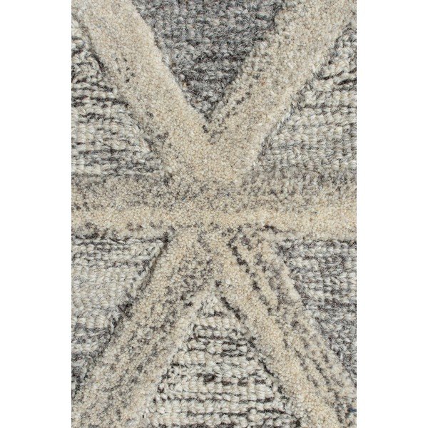Sivý vlnený koberec Flair Rugs River, 120 x 170 cm-image-2