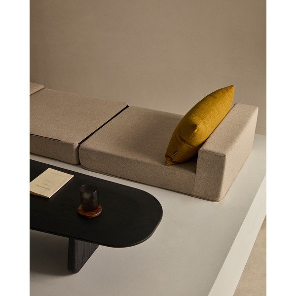 Rozkladacie kreslo sivobéžovej Arty – Kave Home-image-1