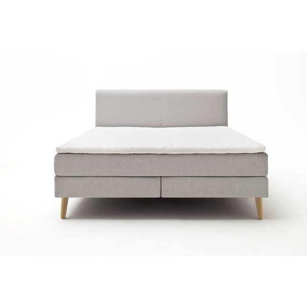 Svetlosivá boxspring posteľ 160x200 cm Greta – Meise Möbel-image-3