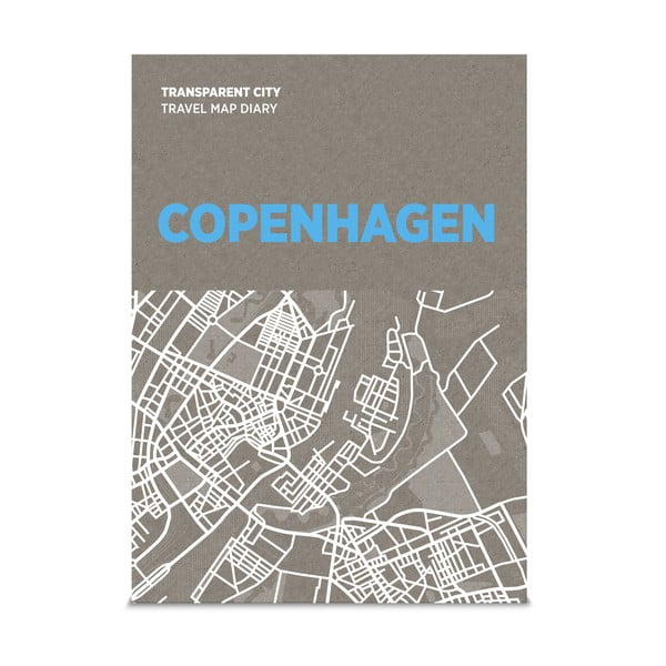 Mapa na poznámky Transparent City Kodaň