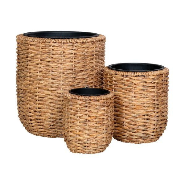 Kvetináče z vodného hyacintu v súprave 3 ks ø 49 cm Hanoi – House Nordic