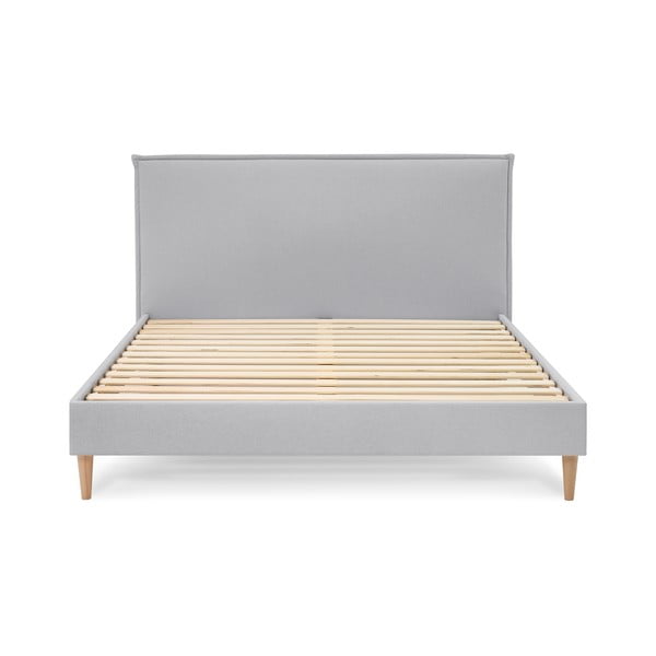 Sivá dvojlôžková posteľ Bobochic Paris Sary Light, 180 x 200 cm-image-3