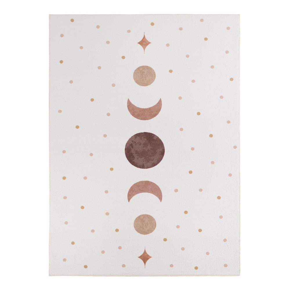 E-shop Krémovobiely prateľný detský koberec 120x170 cm Coco 1136 – Ayyildiz Carpets