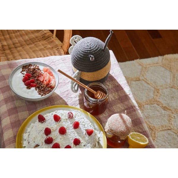 Látkový detský kôš na hračky ø 15x15 cm Baby Bee – Lorena Canals-image-4