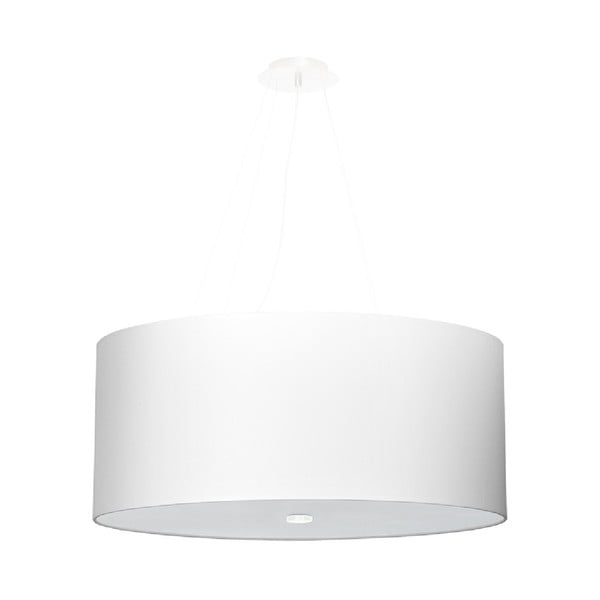 Biele závesné svietidlo so skleneným tienidlom ø 60 cm Volta - Nice Lamps