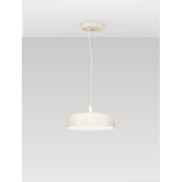 Krémovobiele hliníkové LED závesné svietidlo so stmievačom ø 40 cm Noelia – Nova Luce-image-3