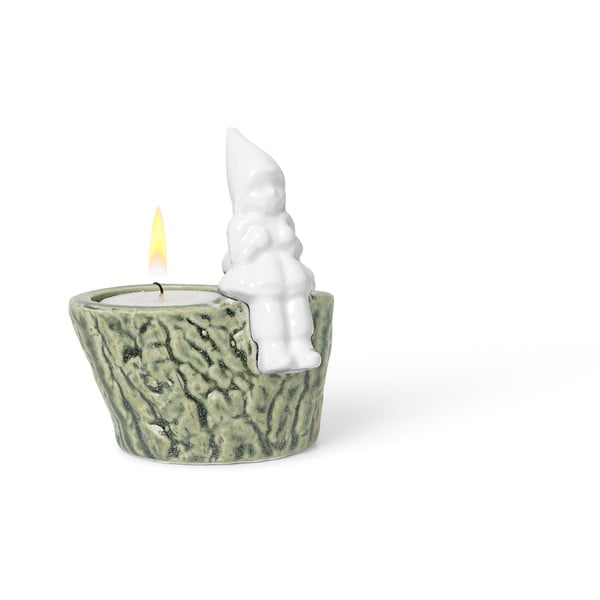 Vianočný svietnik z porcelánu a kameniny Kähler Design Christmas Tales, dĺžka 8,5 cm-image-4