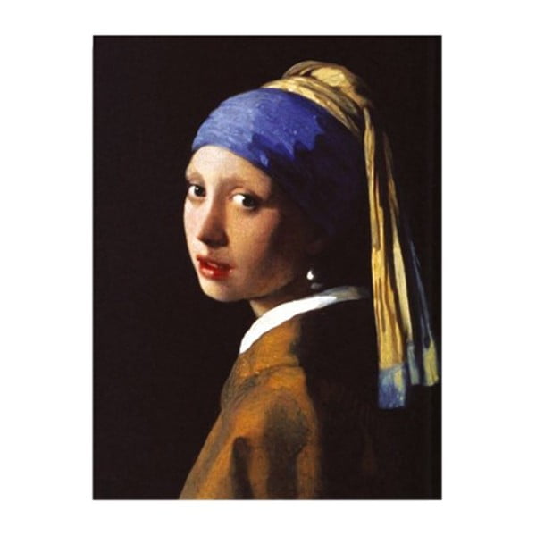 Nástenná reprodukcia na plátne Johannes Vermeer The Girl with Pearl, 30 × 40 cm