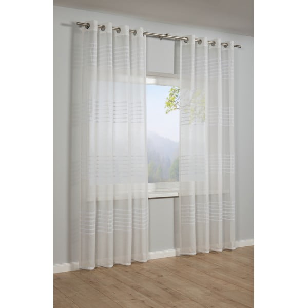 Biela záclona 245x140 cm Etamine - Gardinia-image-1