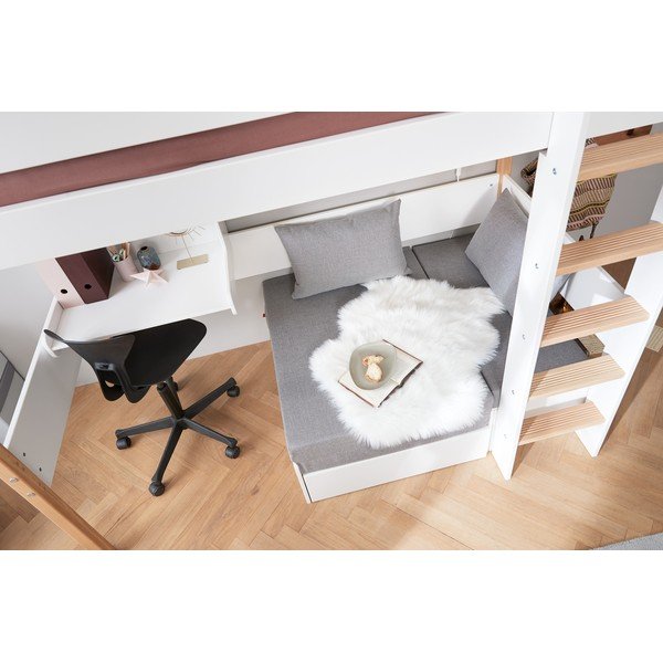 Biela rozkladacia detská pohovka Flexa White-image-1