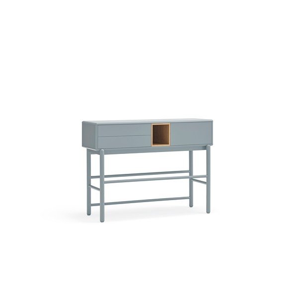 Modrý/sivý konzolový stolík 35x120 cm Corvo – Teulat-image-2