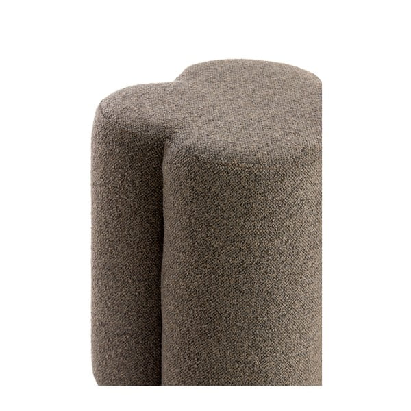 Hnedý taburet z textílie buklé Nalani – Light & Living-image-3