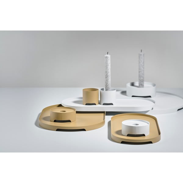 Svetlosivý oceľový servírovací podnos Zone Singles-image-3