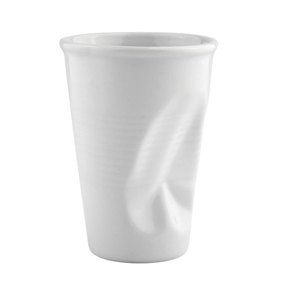 Biely porcelánový hrnček KJ Collection, 200 ml