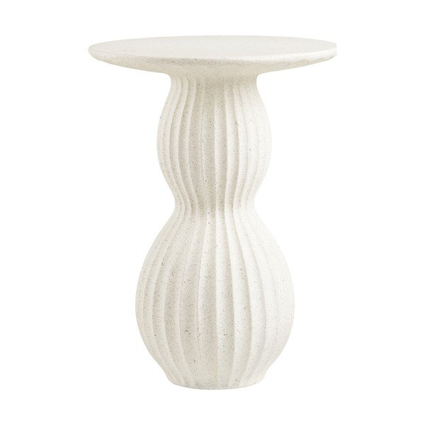 Kamenný okrúhly odkladací stolík ø 40 cm Newtown – House Nordic