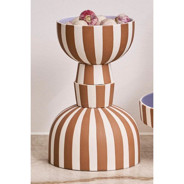 Hnedá kameninová servírovacia miska Toppu – OYOY Living Design-image-1