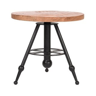 Odkladací stolík s doskou z mangového dreva LABEL51 Solid, ⌀ 45 cm