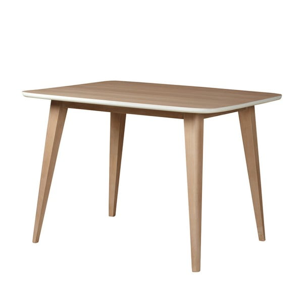 Jedálenský stôl z masívneho mangového dreva Woodjam Play Light, 110 cm