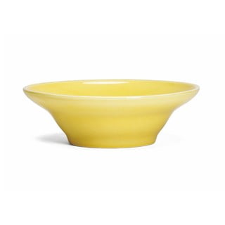 Žltý kameninový polievkový tanier Kähler Design Ursula, ⌀ 20 cm