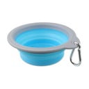 Plastová cestovná miska pre psa ø 15 cm Dog Fantasy – Plaček Pet Products